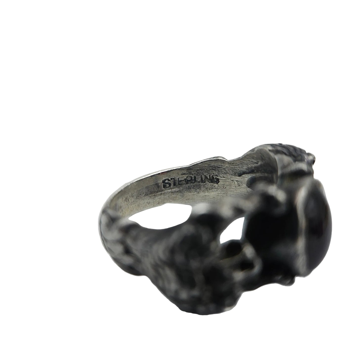 Red Stone Lion Ring | Vintage Men’s Statement Jewelry