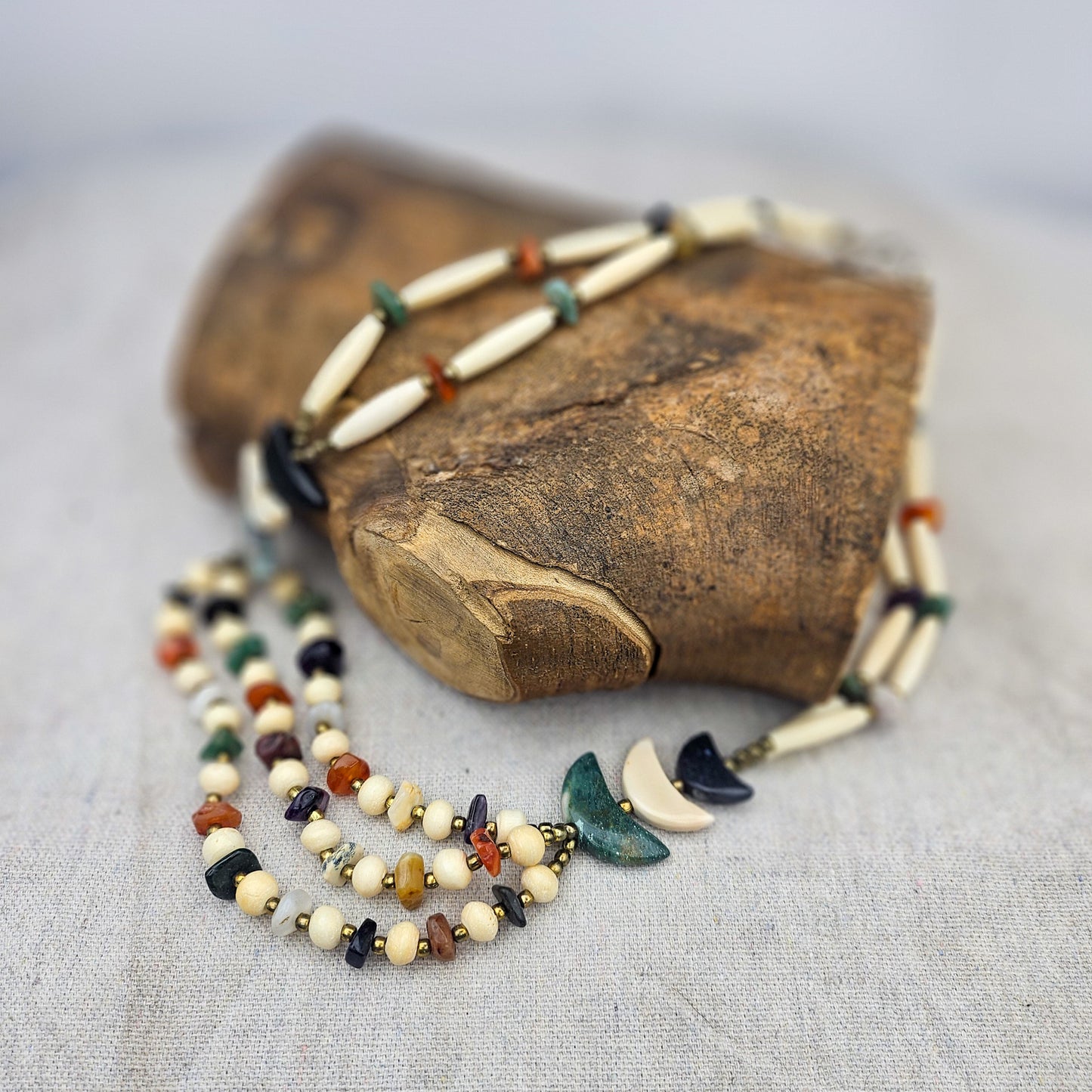 Vintage Multi-Strand Statement Necklace | Boho Southwestern-Style Jewelry