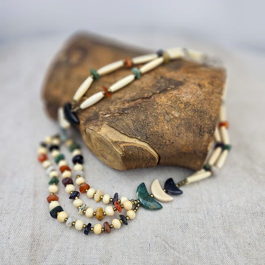 Vintage Multi-Strand Statement Necklace | Boho Southwestern-Style Jewelry