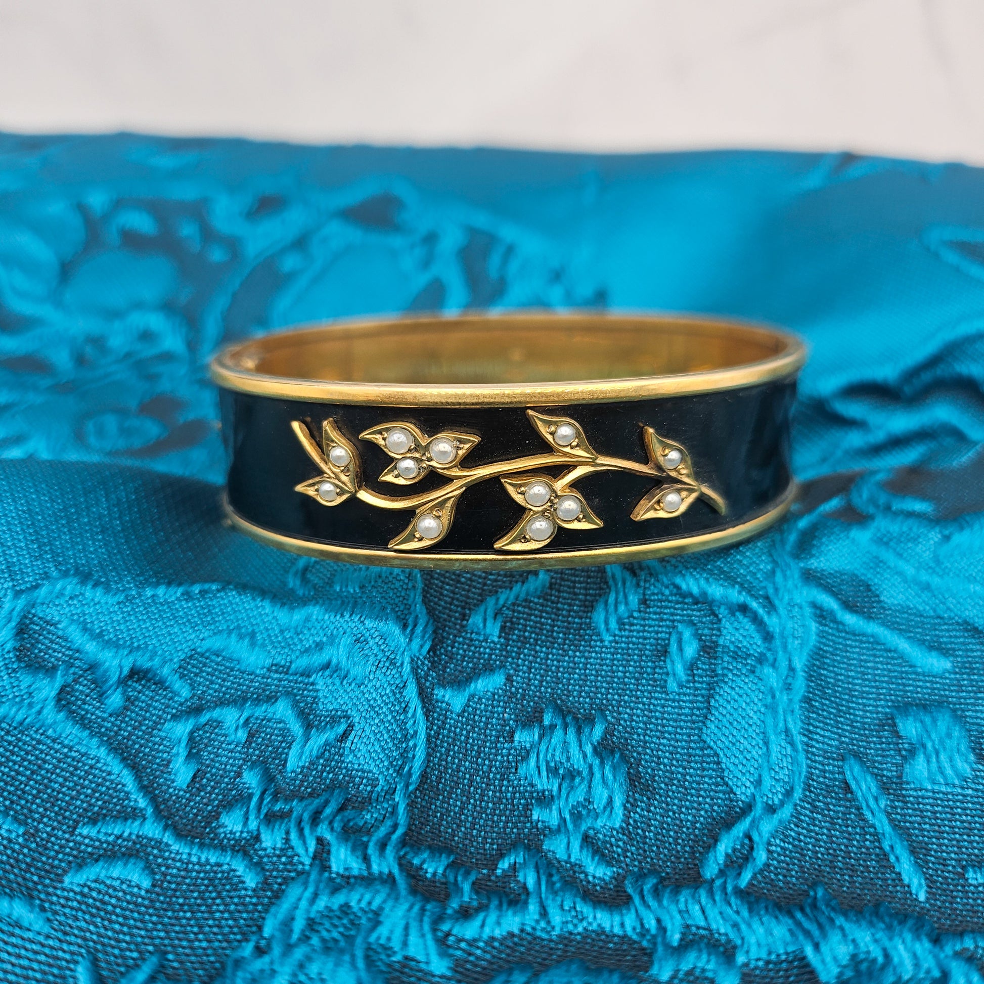 1930s Binder Brothers Rolled Gold Bracelet - 1930s / Victorian Revival vintage jewelry