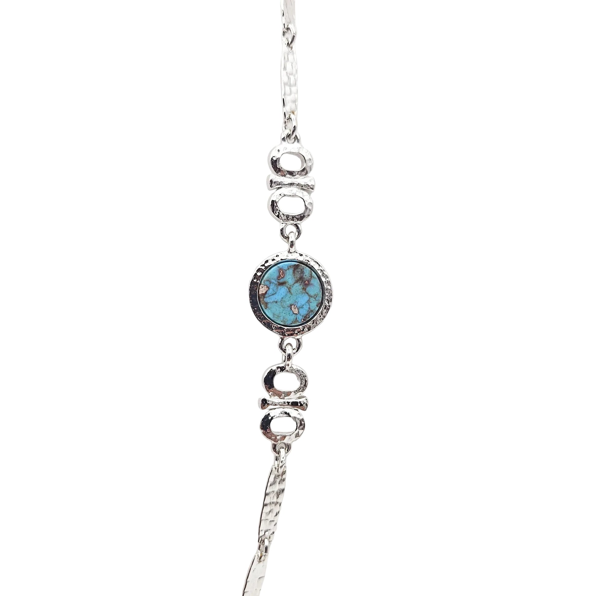 Sarah Coventry Faux Turquoise Necklace - necklace detail