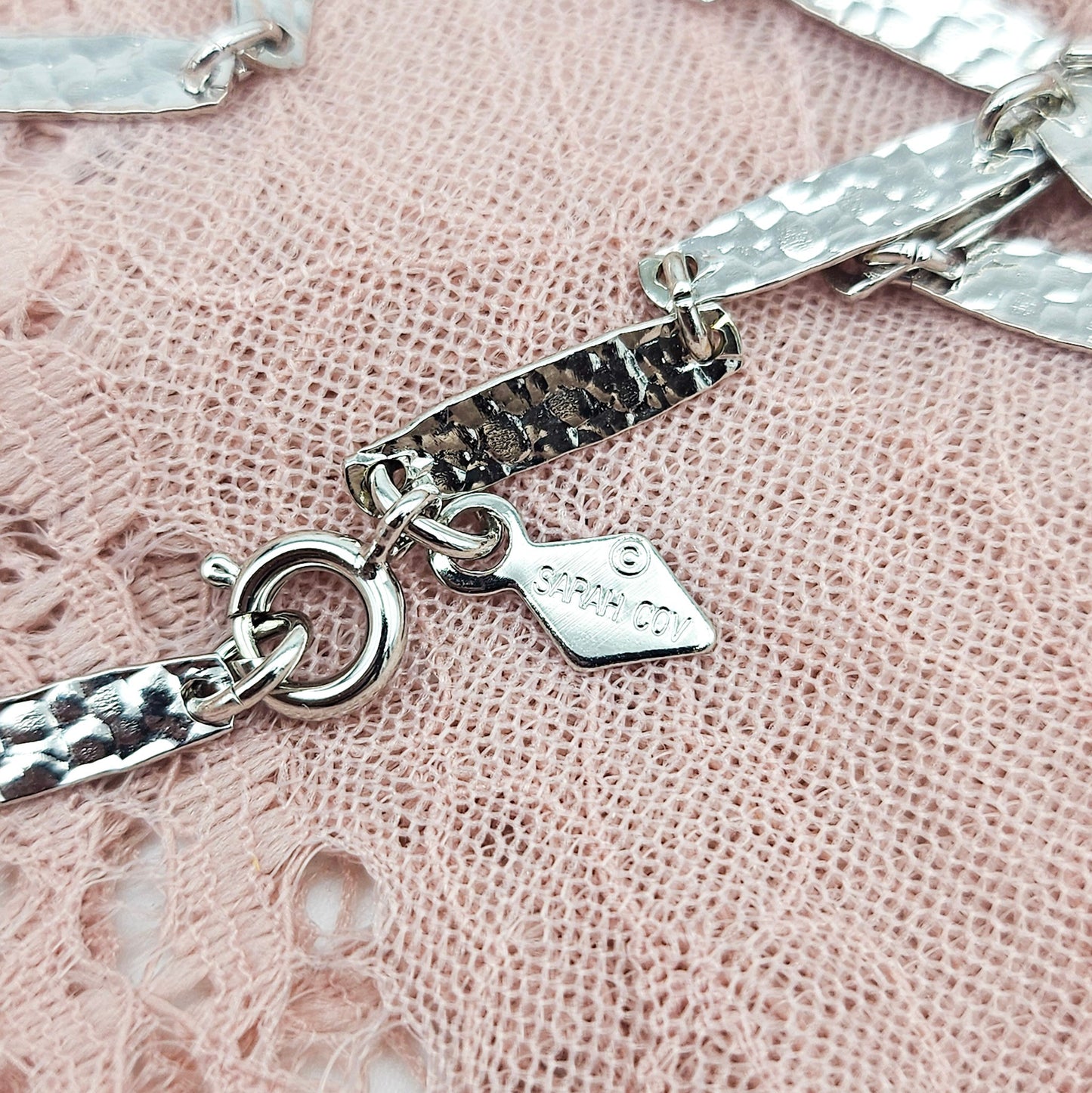 Sarah Coventry Faux Turquoise Necklace - necklace detail