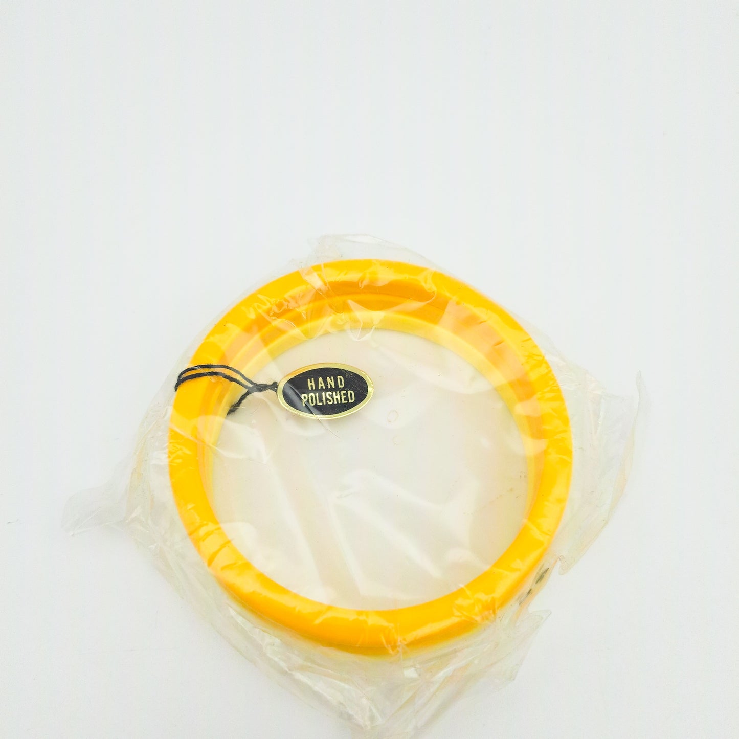 NOS Vintage Lucite Stacking Spacer Bangles - bangle set detail