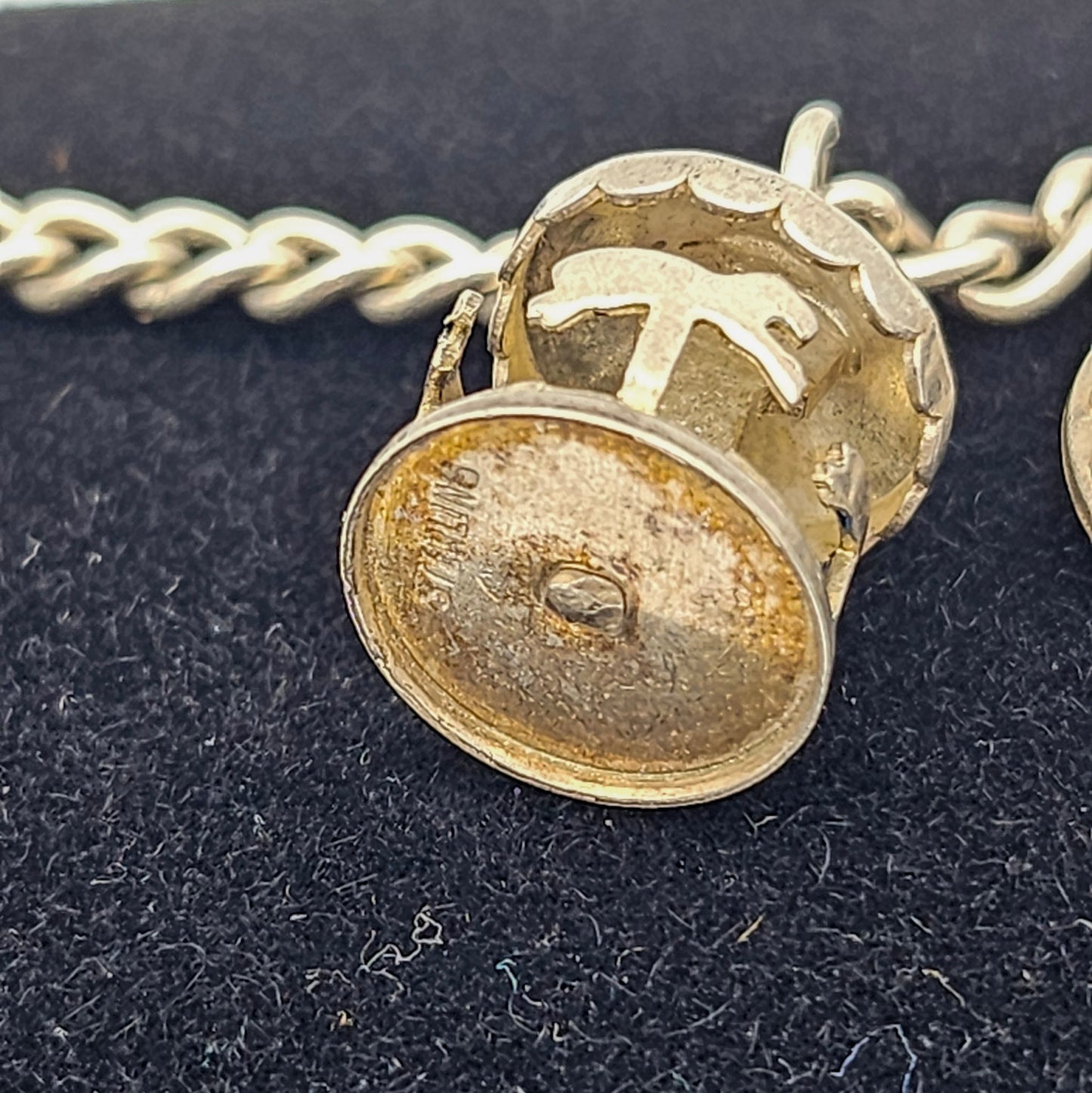 Vintage Charm Bracelet with Sterling Silver Charms | Travel & Novelty Jewelry