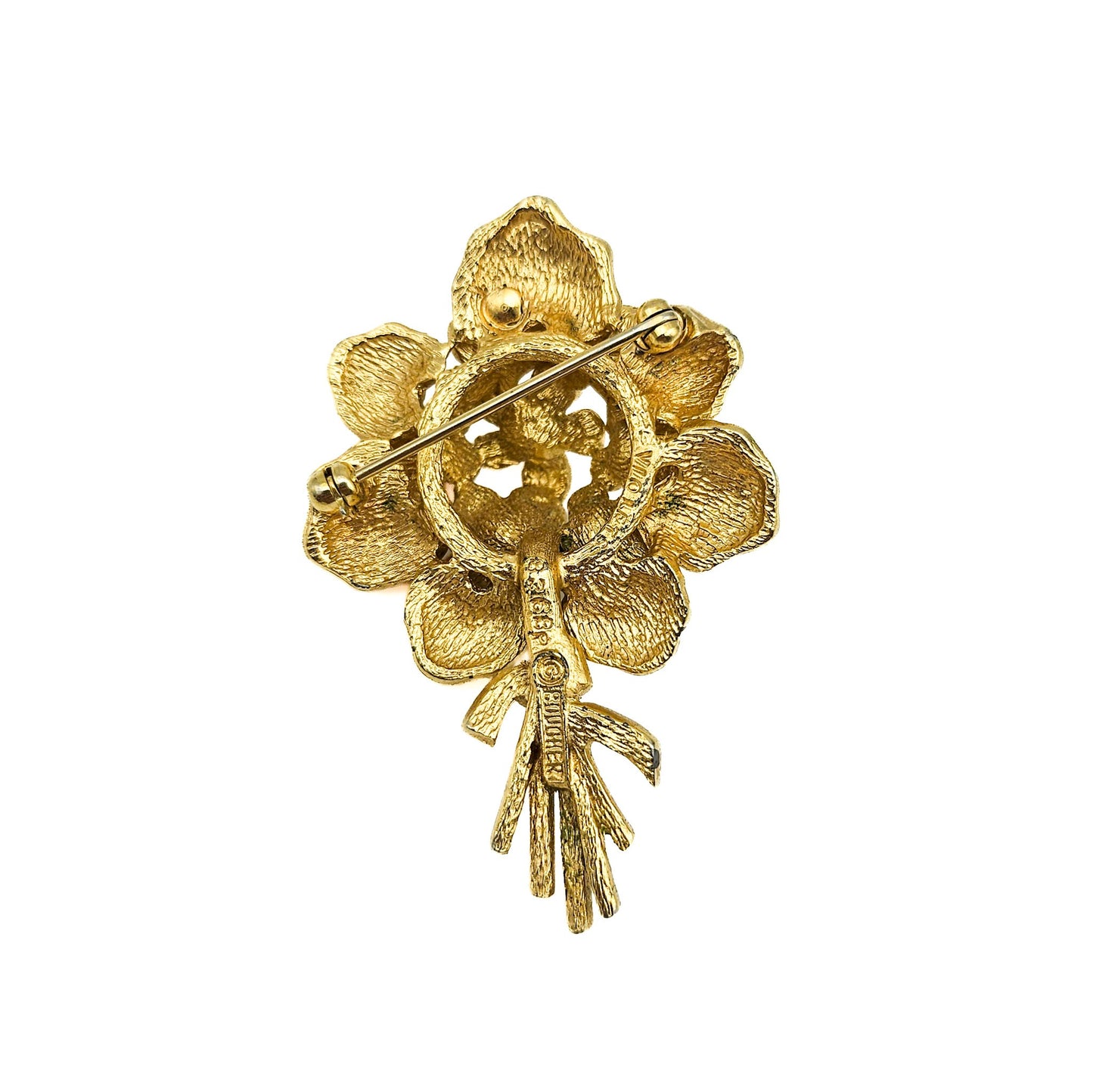Marcel Boucher “Violets” Brooch | Signed 8368P Floral Bouquet Pin