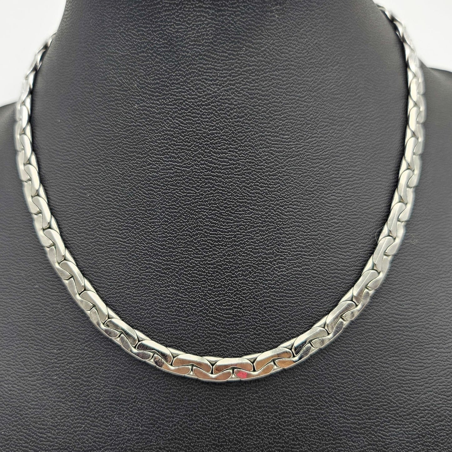Coro Pegasus Silver-Tone Collar Necklace | Signed Mid-Century Jewelry