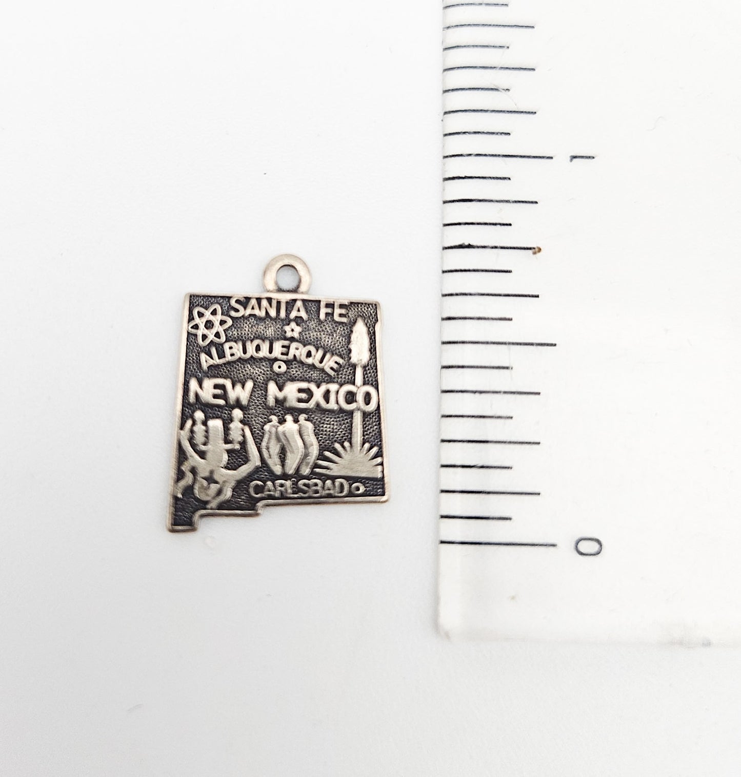Sterling Silver New Mexico Travel Charm | 925 State Souvenir Charm