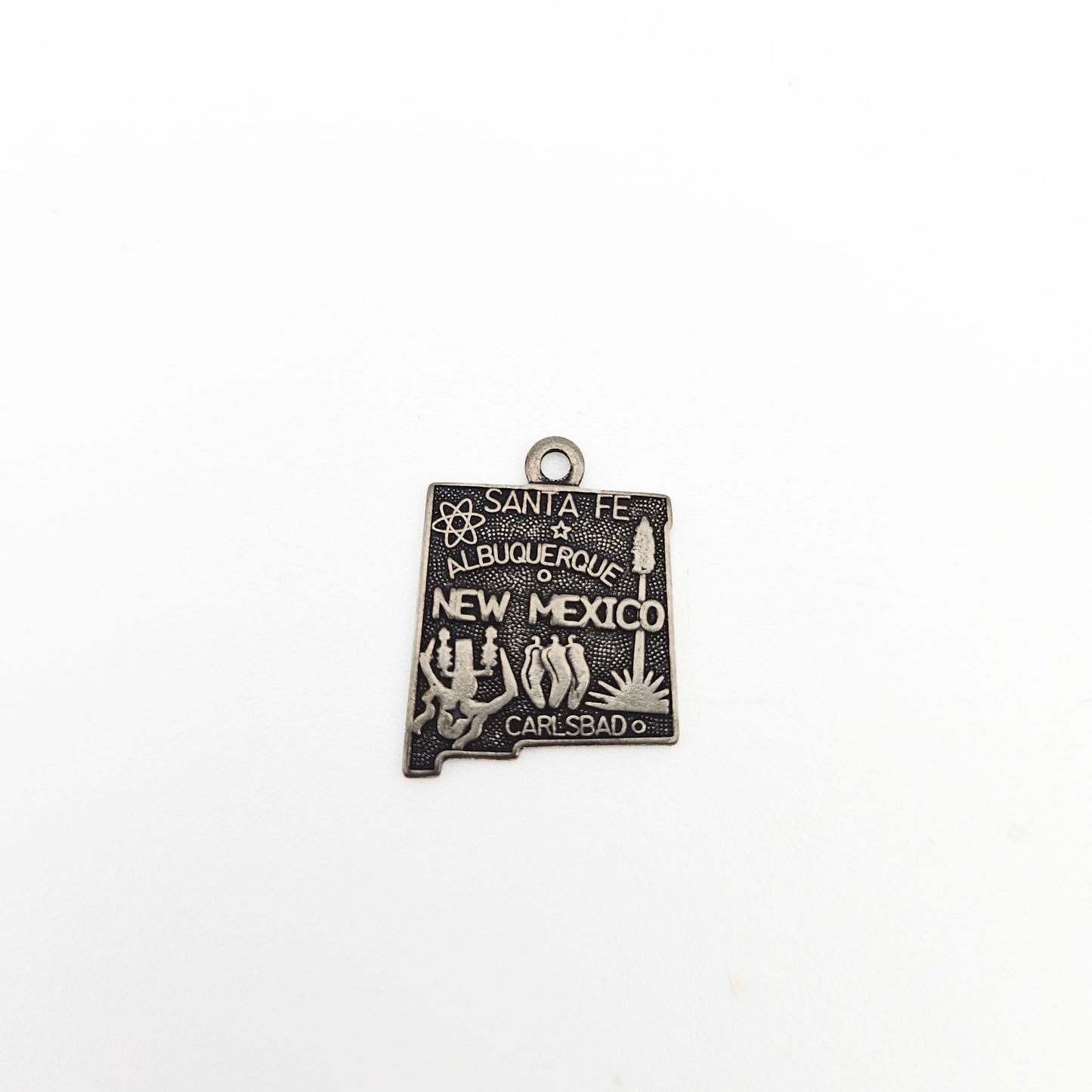 Sterling Silver New Mexico Travel Charm | 925 State Souvenir Charm