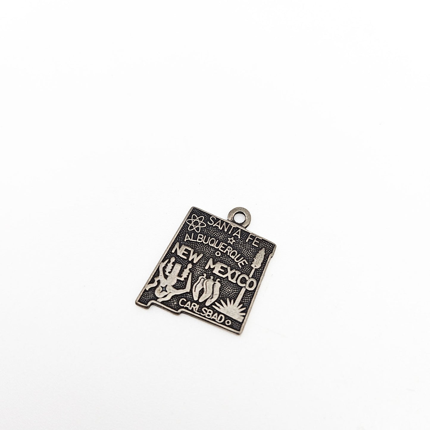 Sterling Silver New Mexico Travel Charm | 925 State Souvenir Charm