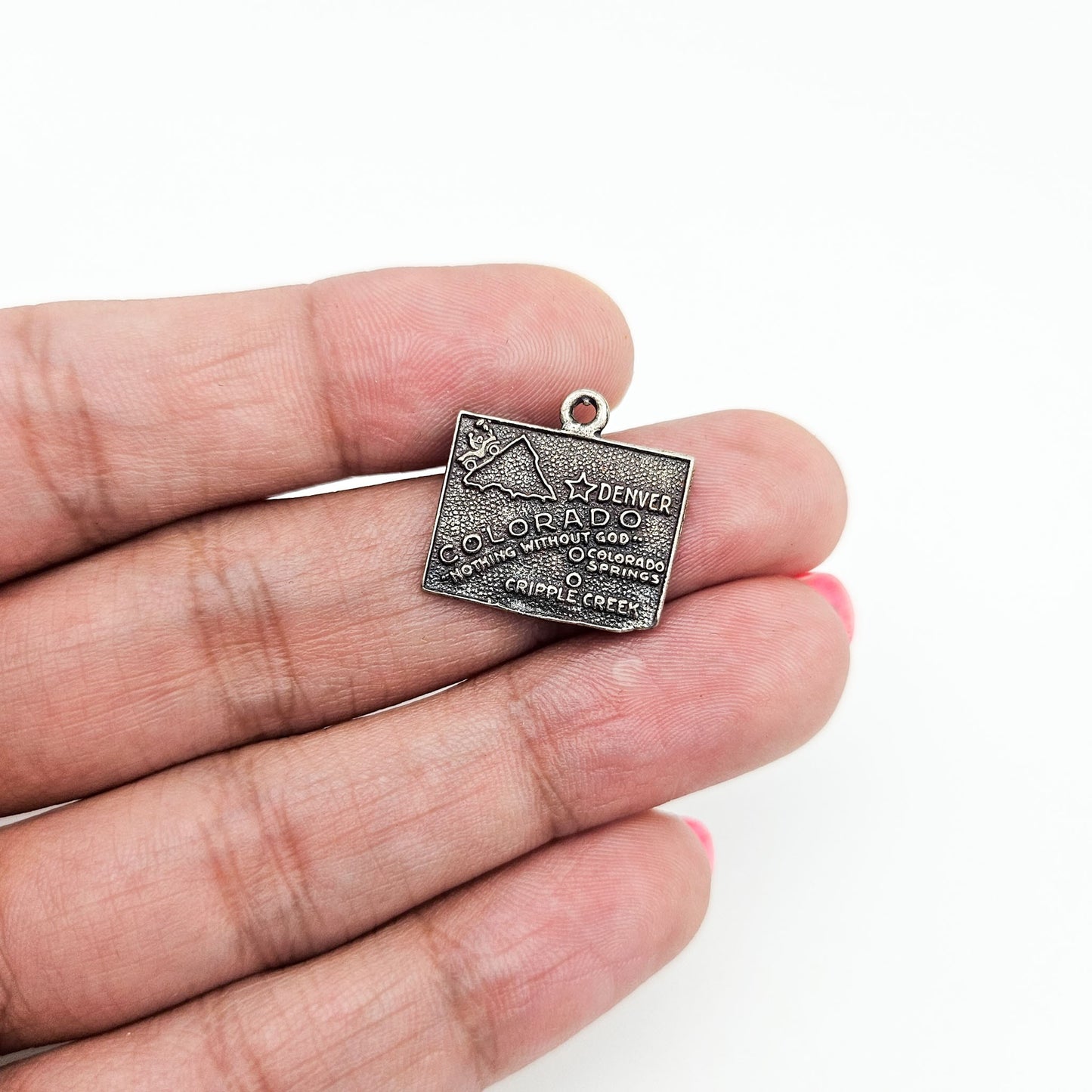 Sterling Silver New Mexico Travel Charm | 925 State Souvenir Charm