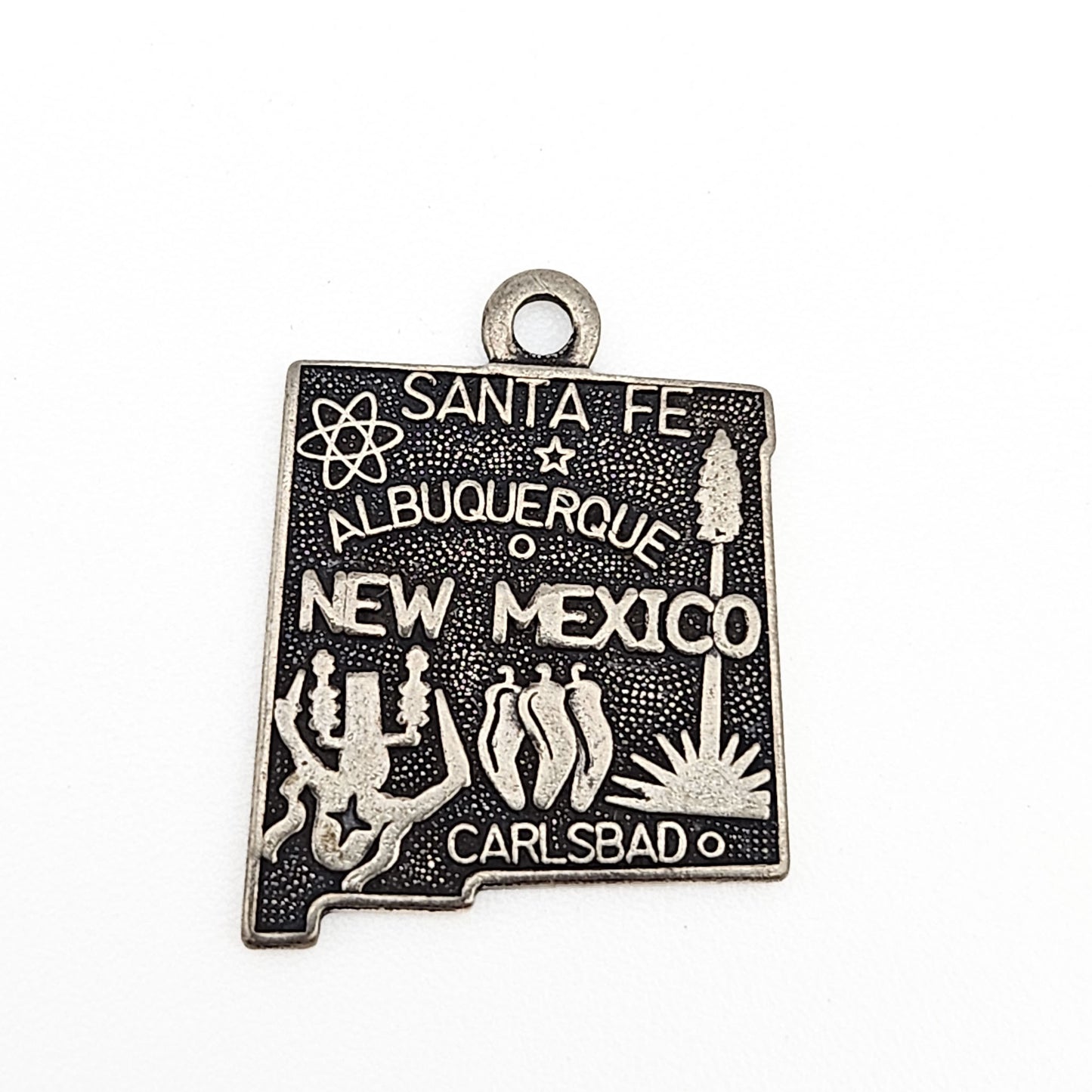 Sterling Silver New Mexico Travel Charm | 925 State Souvenir Charm