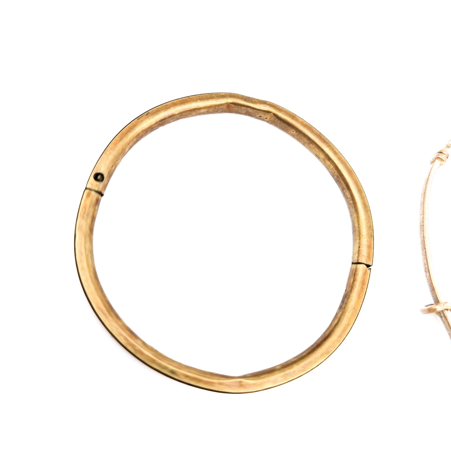Antique Baby Bracelet Pair | Gold-Filled Keepsake Bangle Set