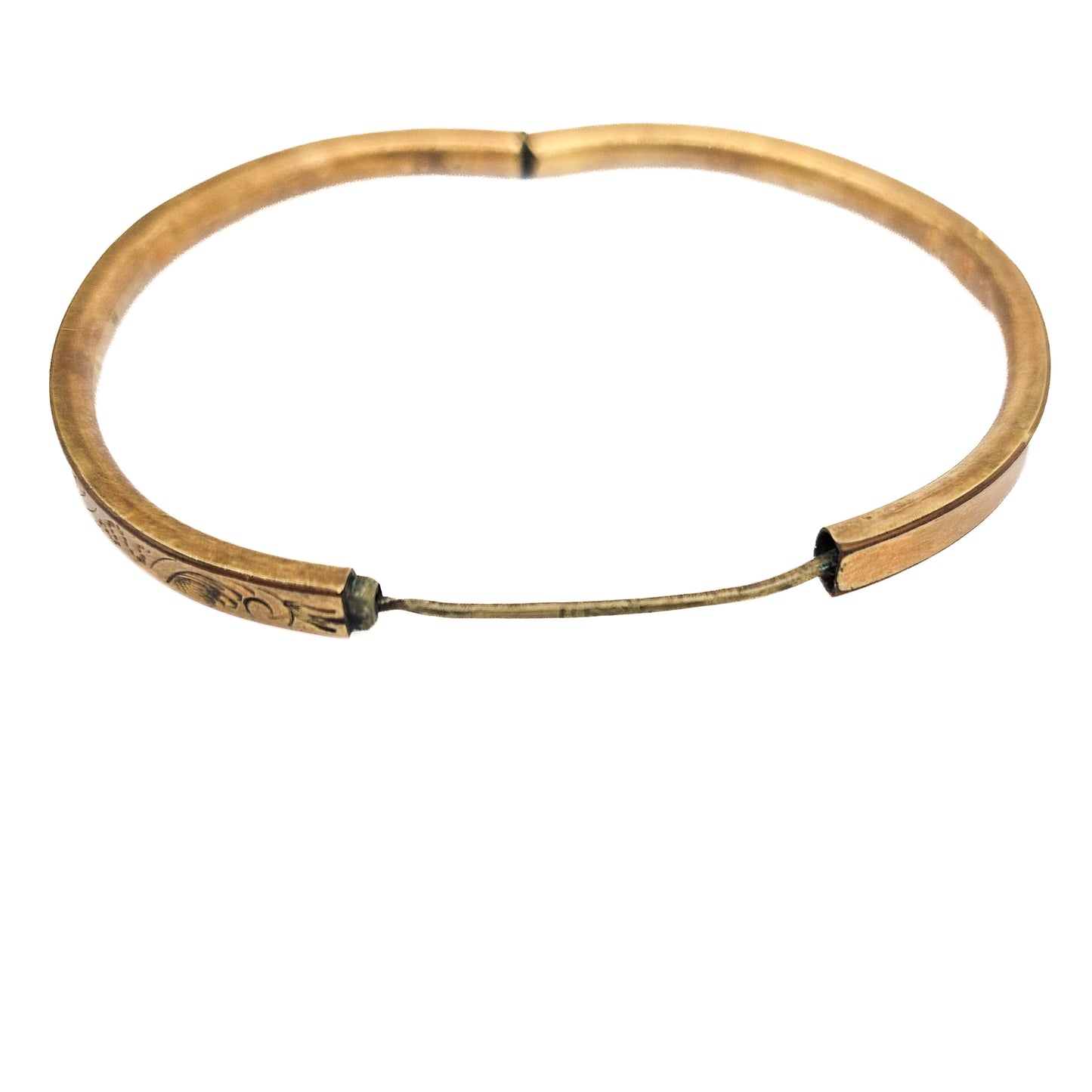 Antique Baby Bracelet Pair | Gold-Filled Keepsake Bangle Set